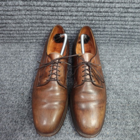 Allen Edmonds Shoes Mens 12 R Berkley Brown Lace Up Almond Toe Oxford Dress main image 8